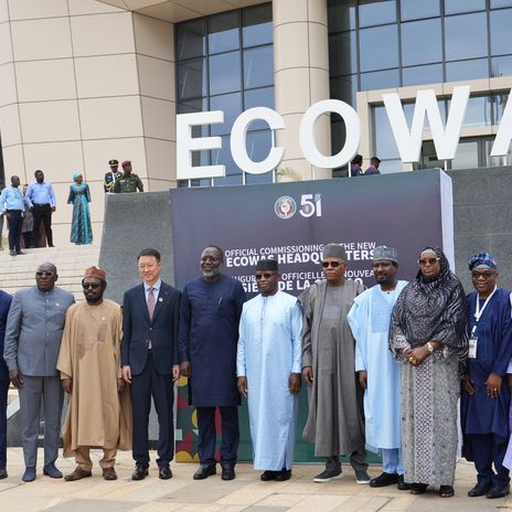 Das neue Hauptquartier der Westafrikanischen Wirtschaftsgemeinschaft ECOWAS in Abuja, Nigeria am 3.7.2026.